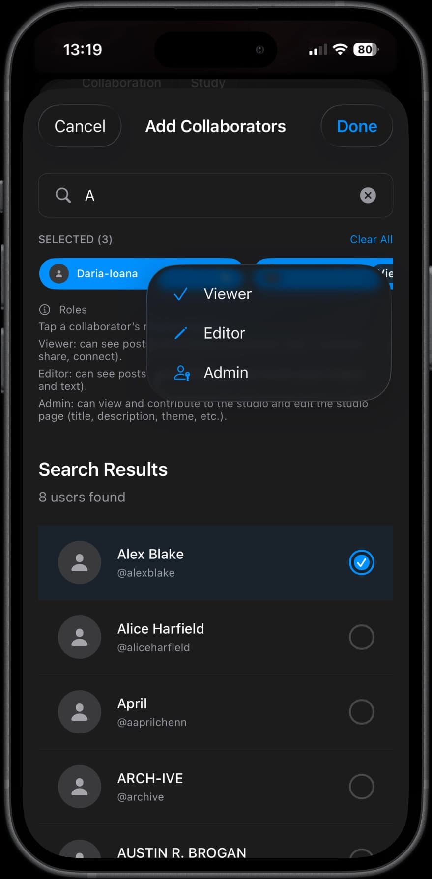 Invite collaborators